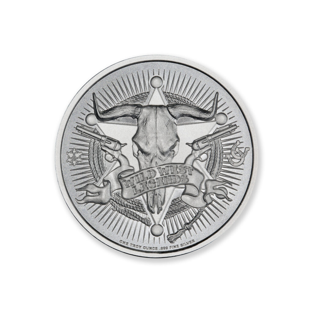 WILD WEST LEGENDS SERIES - BABY DOE TABOR – 1 TROY OUNCE – 39MM