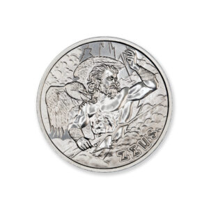 GREEK MYTHOLOGY SERIES - ZEUS - 1 TROY OUNCE - 39MM