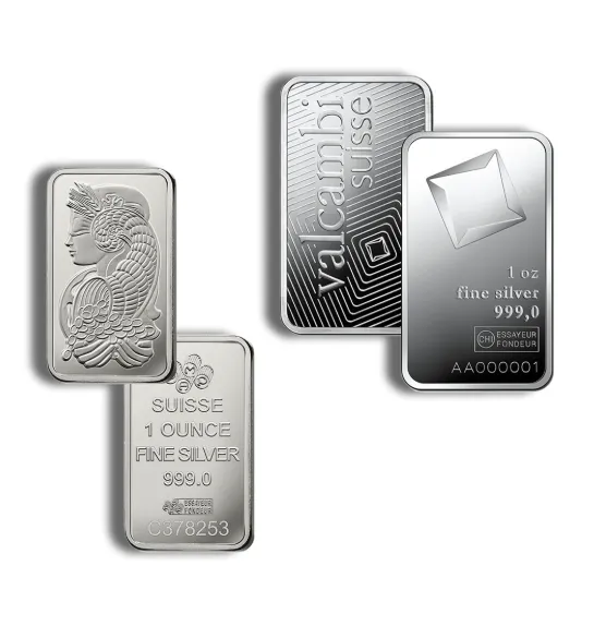 1 oz .999 Fine Silver Bar/Ingot - Secondary Market - Varied Mints/Brands
