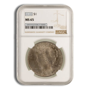 Peace Dollar - NGC MS65 (Toned)