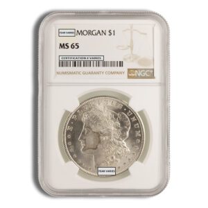 1921 Morgan Dollar - NGC MS65 (Toned)