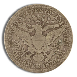$1 FV 90% Silver Barber Quarters - G-F - Image 2