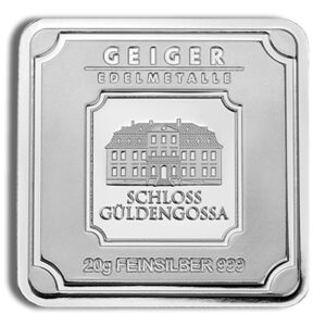 30 x 20 gram Silver Geiger Bar Box - Image 2