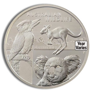 2 oz Australia Wildlife Coin Silver Coin (Year Varies) - Image 1
