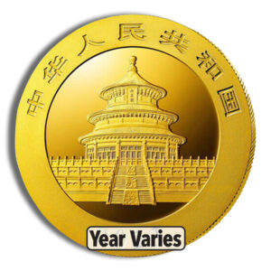 1 gram China Gold Panda - BU - Unsealed (Year Varies)` - Image 2