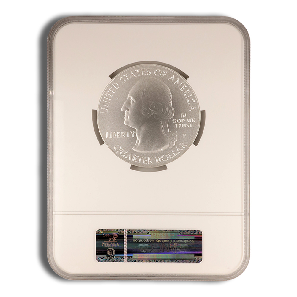 2011 5 oz ATB Glacier Silver Coin NGC MS69PL - Image 2