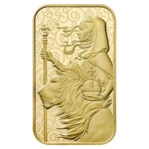 1 oz Gold Bar - Una and the Lion (Carded) - Image 3