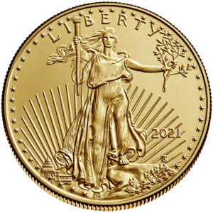 2021 1/2 oz Gold Eagle - BU (Type 1)