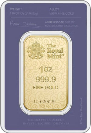 1 oz Gold Bar - Una and the Lion (Carded) - Image 2