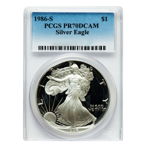 1986-2020 PCGS PR70 DCAM Proof Silver Eagle Set - Image 2