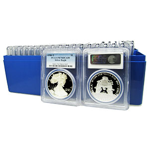 1986-2020 PCGS PR70 DCAM Proof Silver Eagle Set
