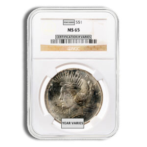 Peace Dollar - NGC MS65