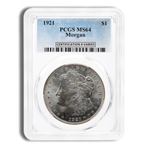 1921 Morgan Dollar - PCGS MS64