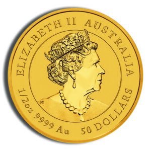2021 1/2 oz Australia Gold Lunar Ox BU - Series III - Image 2
