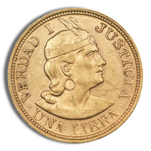Peru 1 Libra Gold Coin