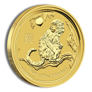 2016 1/20 oz Australia Gold Lunar Monkey BU - Series II - Image 3