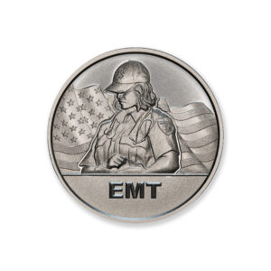 THANK YOU - LAW ENFORCEMENT & FIRST RESPONDERS - EMT - 1 TROY OUNCE - 39MM