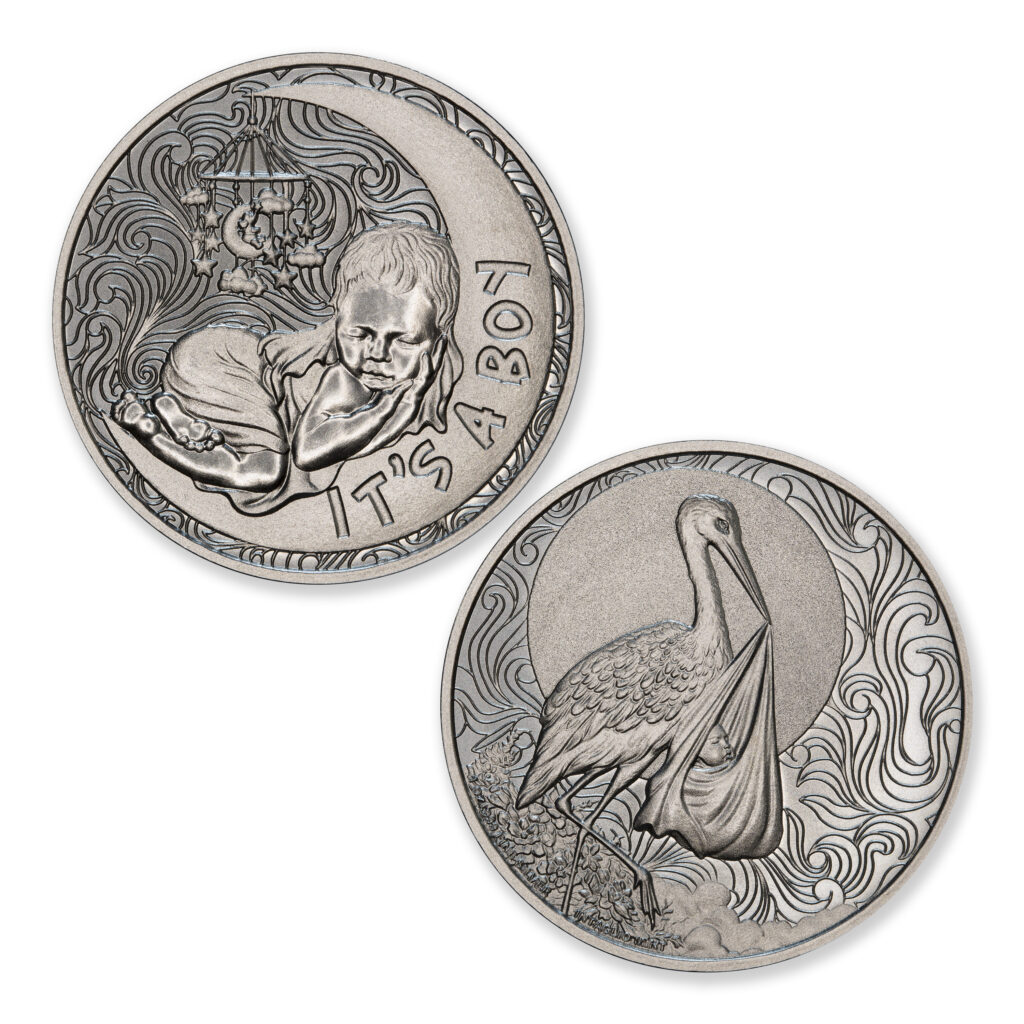IT'S A BOY - 1 TROY OUNCE - 39MM