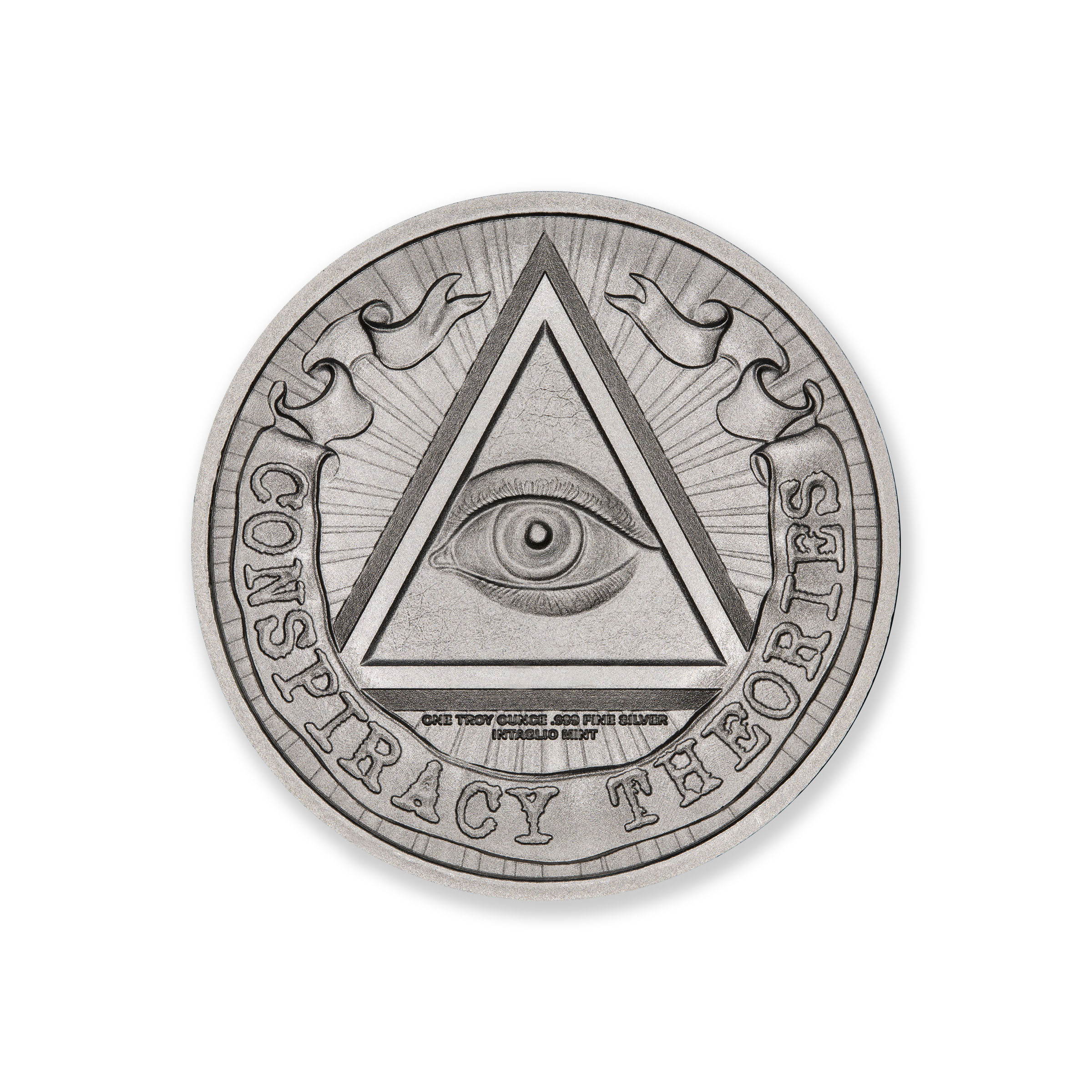 CONSPIRACY THEORIES SERIES - MOON LANDING – 1 TROY OUNCE – 39MM - Image 3