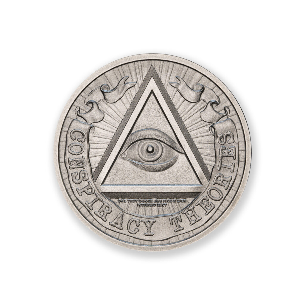 CONSPIRACY THEORIES SERIES - BIRDS AREN'T REAL – 1 TROY OUNCE – 39MM