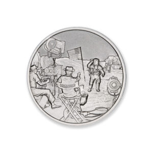 CONSPIRACY THEORIES SERIES - MOON LANDING – 1 TROY OUNCE – 39MM