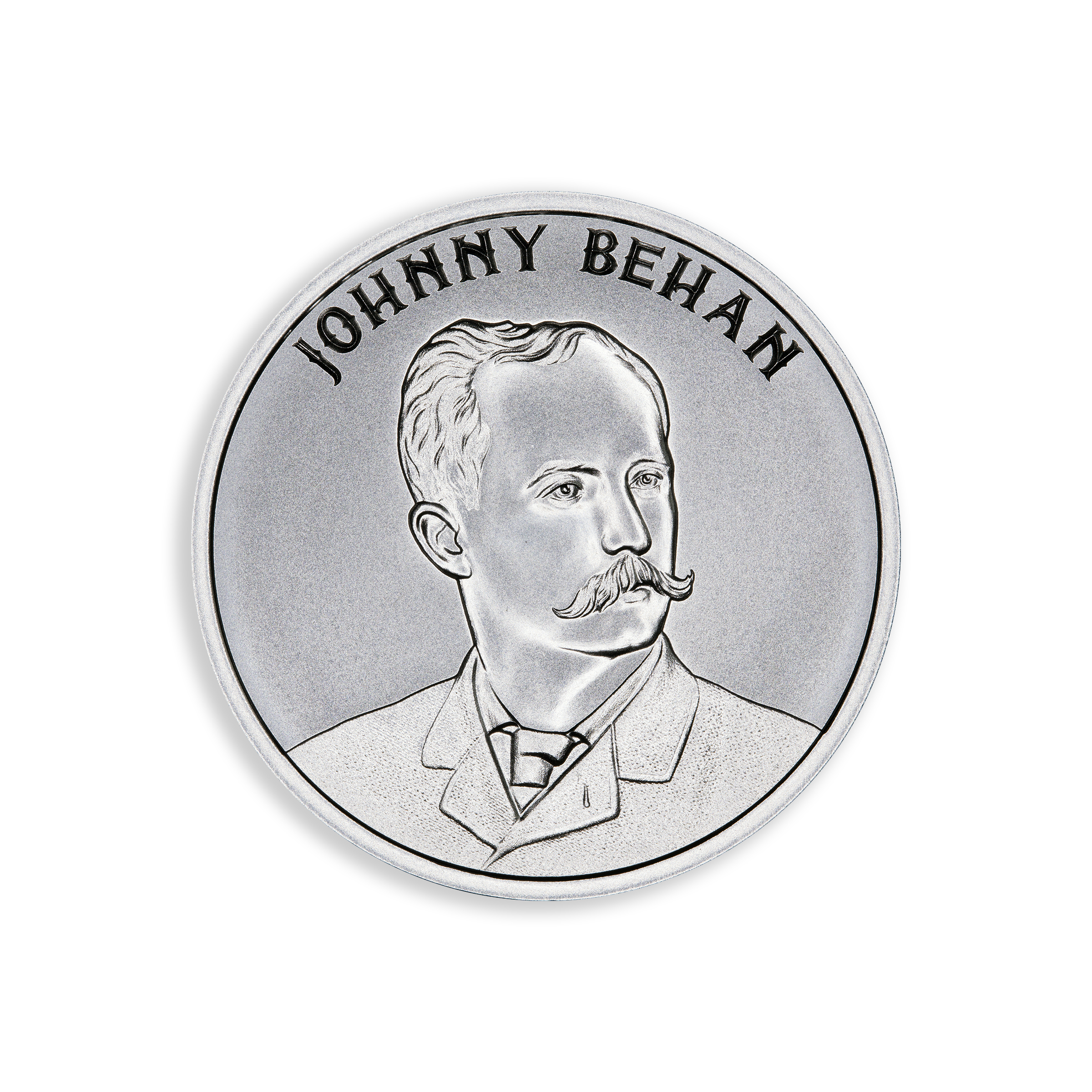 WILD WEST LEGENDS SERIES – JOHNNY BEHAN - 2 TROY OUNCE - 39MM - Image 1
