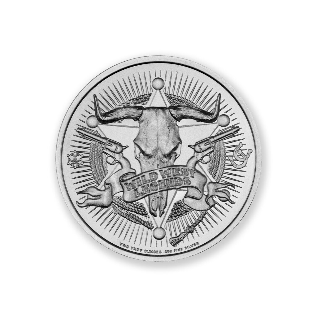 WILD WEST LEGENDS SERIES – JOHNNY BEHAN - 2 TROY OUNCE - 39MM