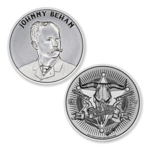 WILD WEST LEGENDS SERIES – JOHNNY BEHAN – 1 TROY OUNCE – 39MM