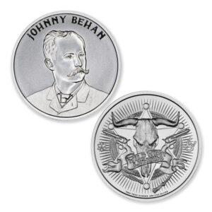 WILD WEST LEGENDS SERIES – JOHNNY BEHAN - 2 TROY OUNCE - 39MM