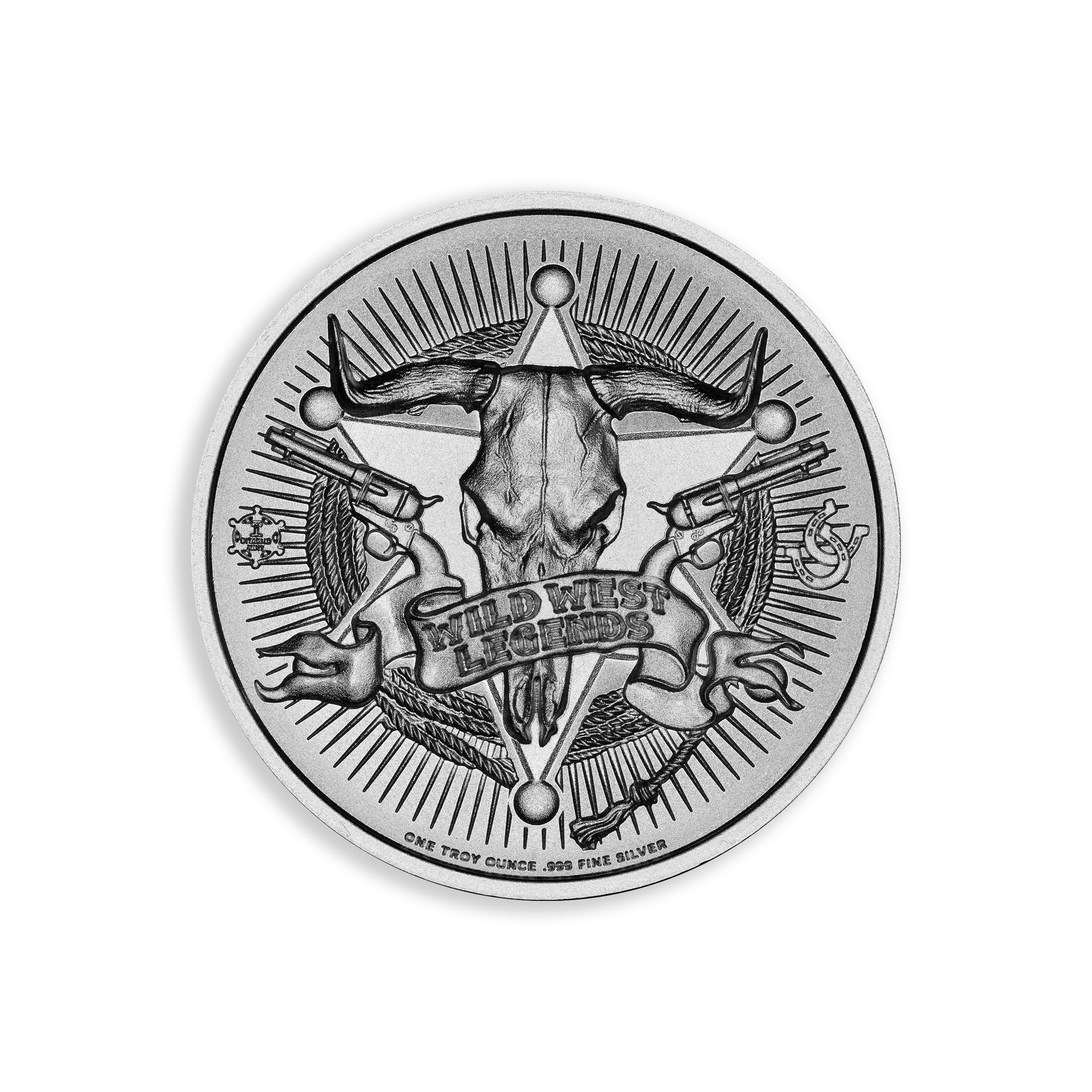 WILD WEST LEGENDS SERIES – JOHNNY BEHAN – 1 TROY OUNCE – 39MM - Image 3