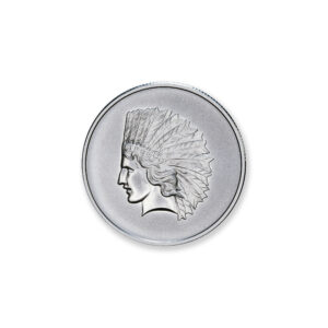 FRACTIONAL - INDIAN - ONE HALF OUNCE - .999 FINE SILVER - 30MM