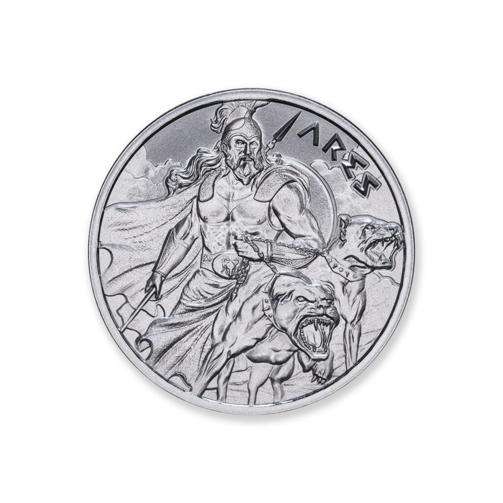 GREEK MYTHOLOGY SERIES - ARES - 1 TROY OUNCE - 39MM