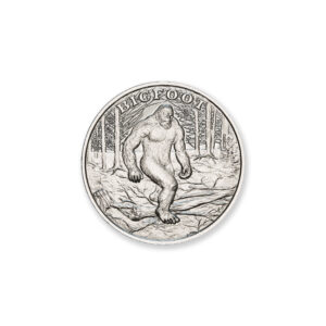FRACTIONAL - BIGFOOT - ONE HALF OUNCE - .999 FINE SILVER - 30MM
