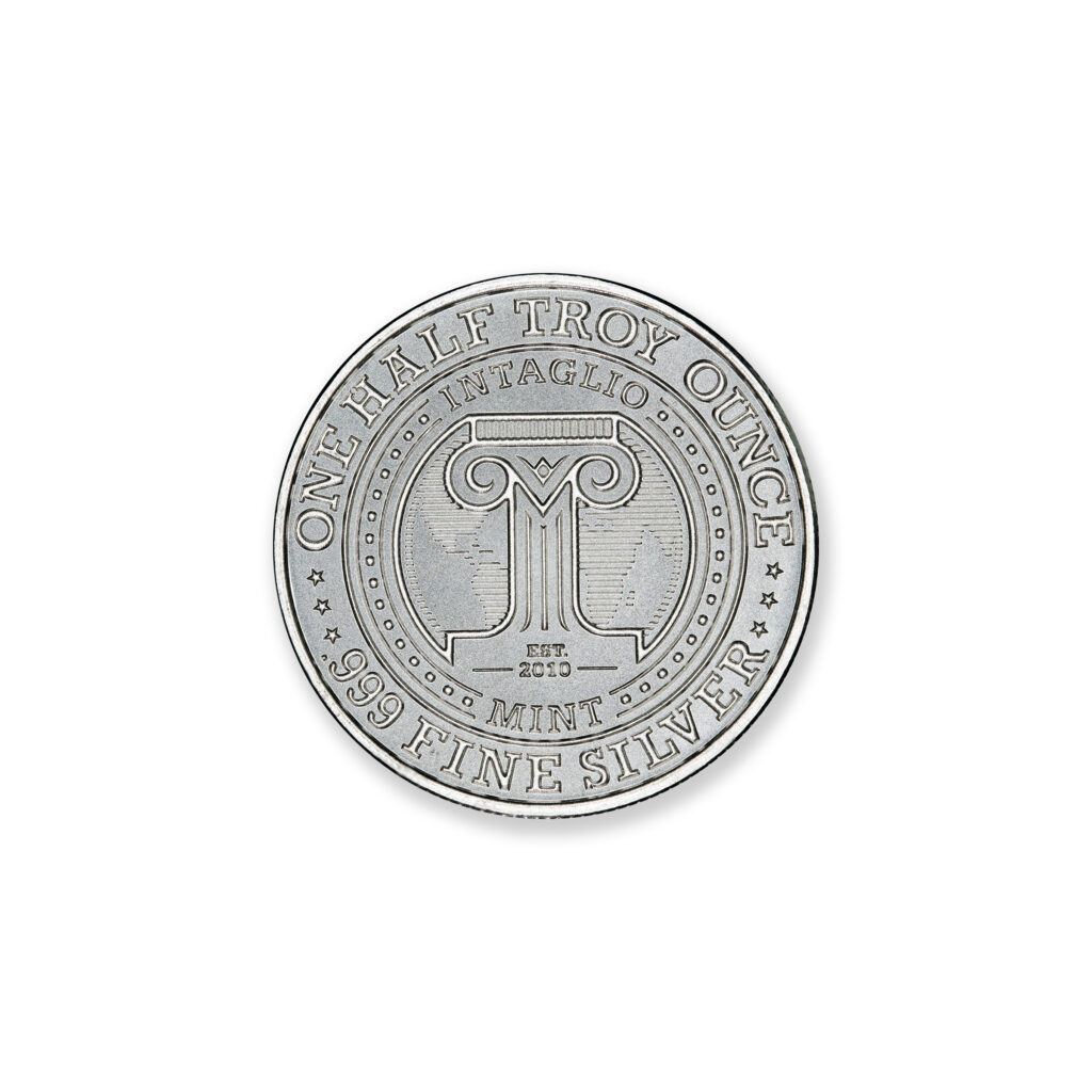 FRACTIONAL - DON'T TREAD ON ME - ONE HALF OUNCE - .999 FINE SILVER - 30MM