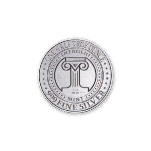 2025 KENNEDY HALF / INTAGLIO REVERSE - ONE HALF OUNCE - .999 FINE SILVER - 30MM