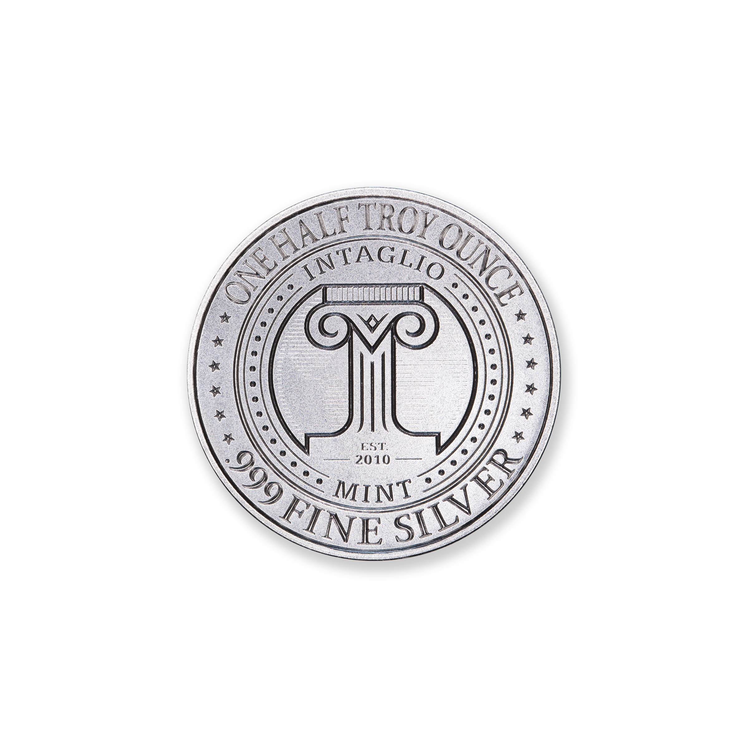 2025 KENNEDY HALF / INTAGLIO REVERSE - ONE HALF OUNCE - .999 FINE SILVER - 30MM - Image 3