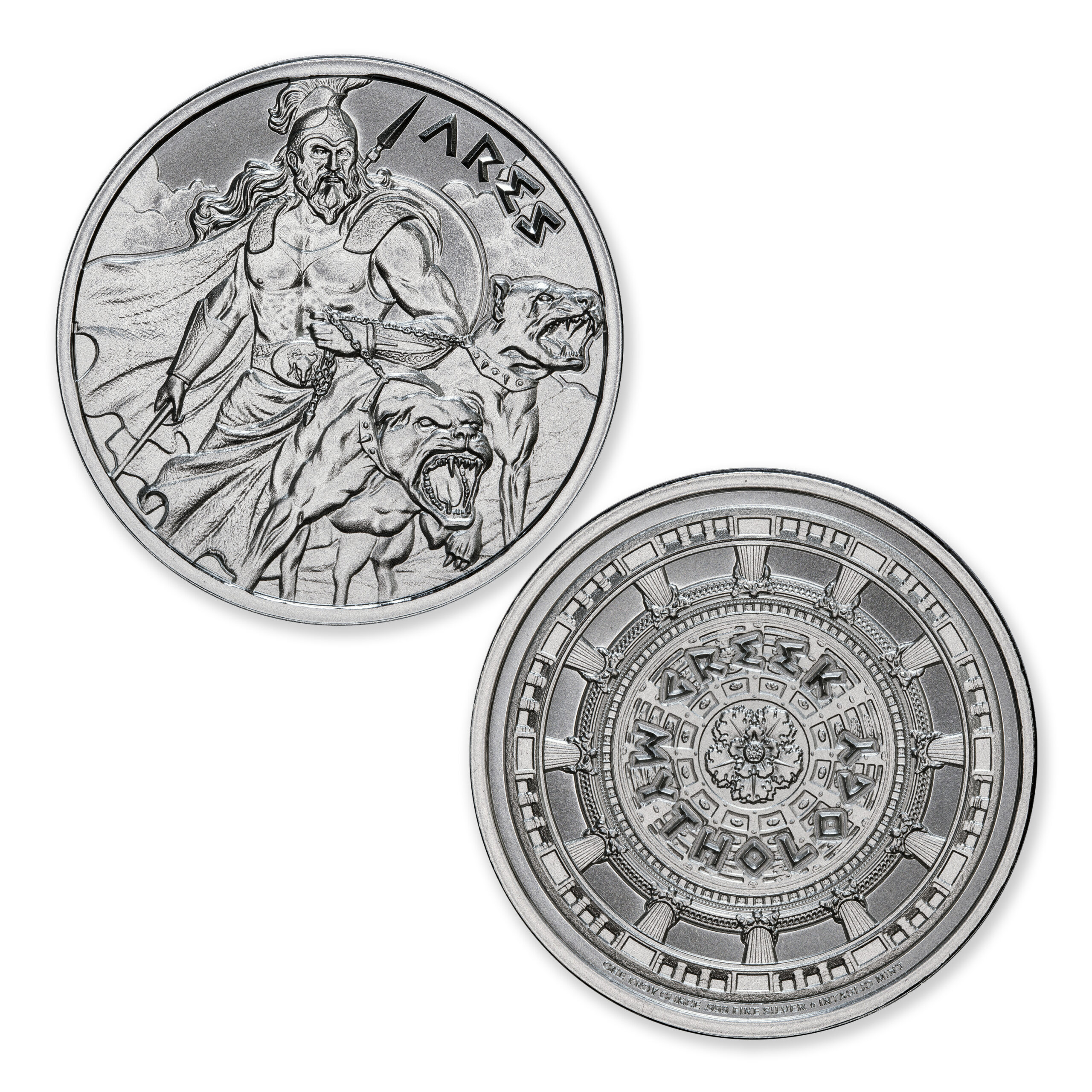 GREEK MYTHOLOGY SERIES - ARES - 1 TROY OUNCE - 39MM - Image 1