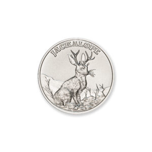 FRACTIONAL - JACKALOPE - ONE HALF OUNCE - .999 FINE SILVER - 30MM