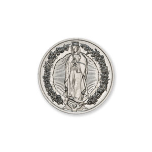 FRACTIONAL - OUR LADY OF GUADALUPE - ONE HALF OUNCE - .999 FINE SILVER - 30MM