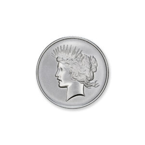 FRACTIONAL - PEACE - ONE HALF OUNCE - .999 FINE SILVER - 30MM