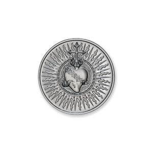 FRACTIONAL - SACRED HEART - ONE HALF OUNCE - .999 FINE SILVER - 30MM