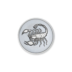 FRACTIONAL - SCORPION - ONE HALF OUNCE - .999 FINE SILVER - 30MM