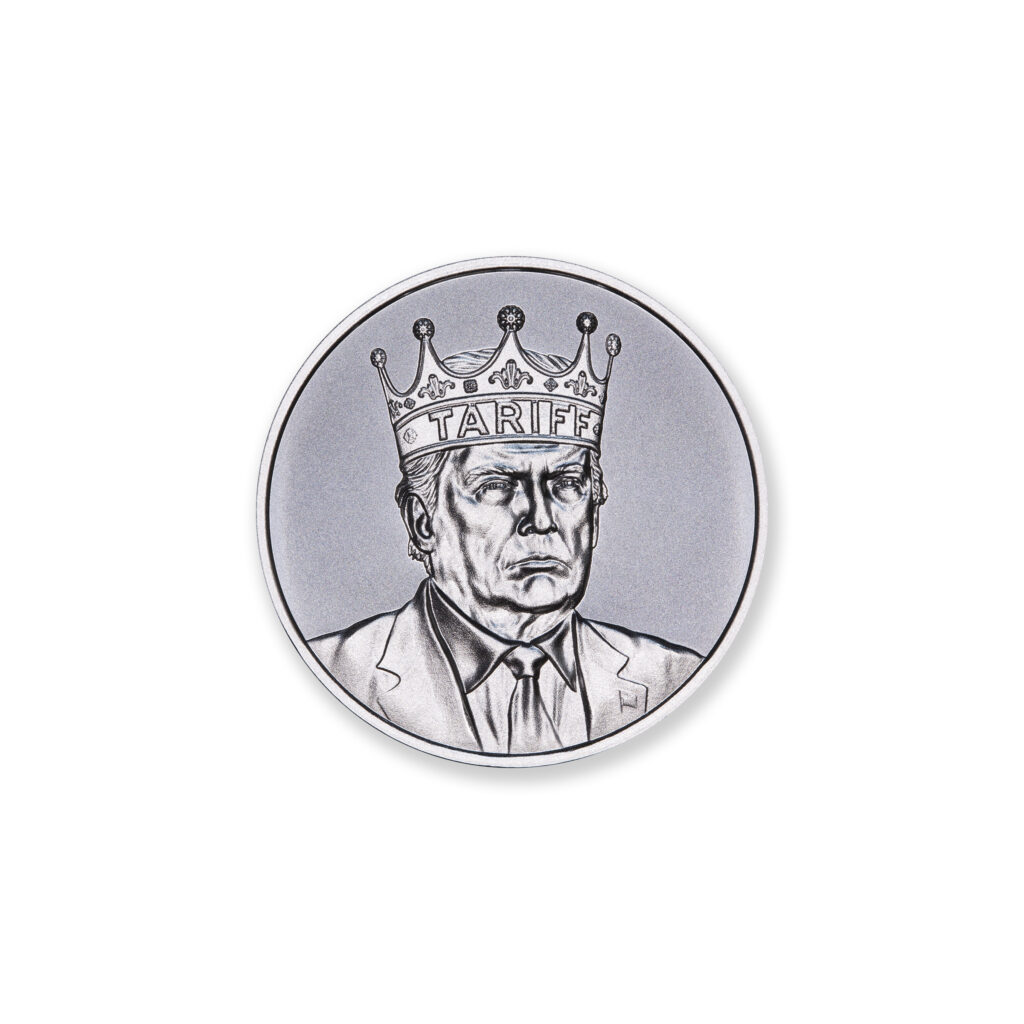 FRACTIONAL - TARIFF KING - ONE HALF OUNCE - .999 FINE SILVER - 30MM