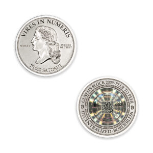 MONETA NOVA - 75,000 SATOSHI CRYPTO COLD STORAGE WALLET - 1/2 TROY OUNCE - 30MM - TOTAL MINTAGE: 100 (BUYER FUNDED) RELEASE DATE: 6/13/25 @ 6:00pm CDT