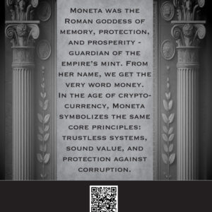 MONETA NOVA - 150,000 SATOSHI CRYPTO COLD STORAGE WALLET - 1 TROY OUNCE - 39MM - TOTAL MINTAGE: 100 (BUYER FUNDED) - Image 3