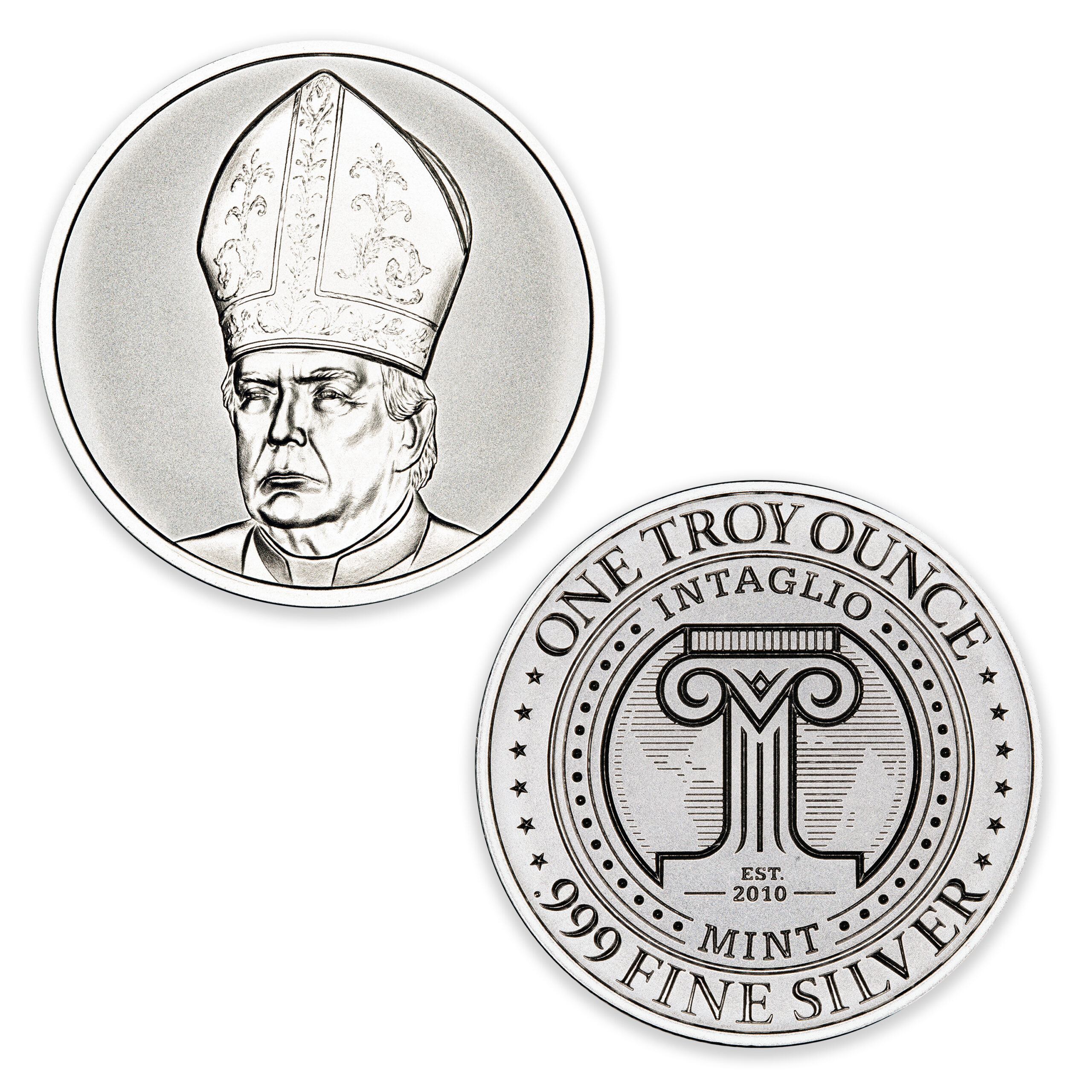 THE PONTIFF OF PROFIT - 1 TROY OUNCE - 39MM - Image 1