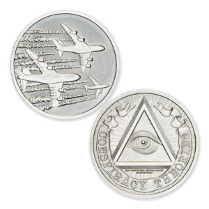 CONSPIRACY THEORIES SERIES - CHEMTRAILS – 1 TROY OUNCE – 39MM