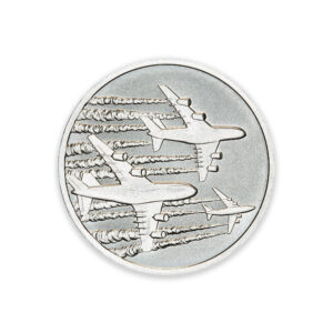 CONSPIRACY THEORIES SERIES - CHEMTRAILS – 1 TROY OUNCE – 39MM