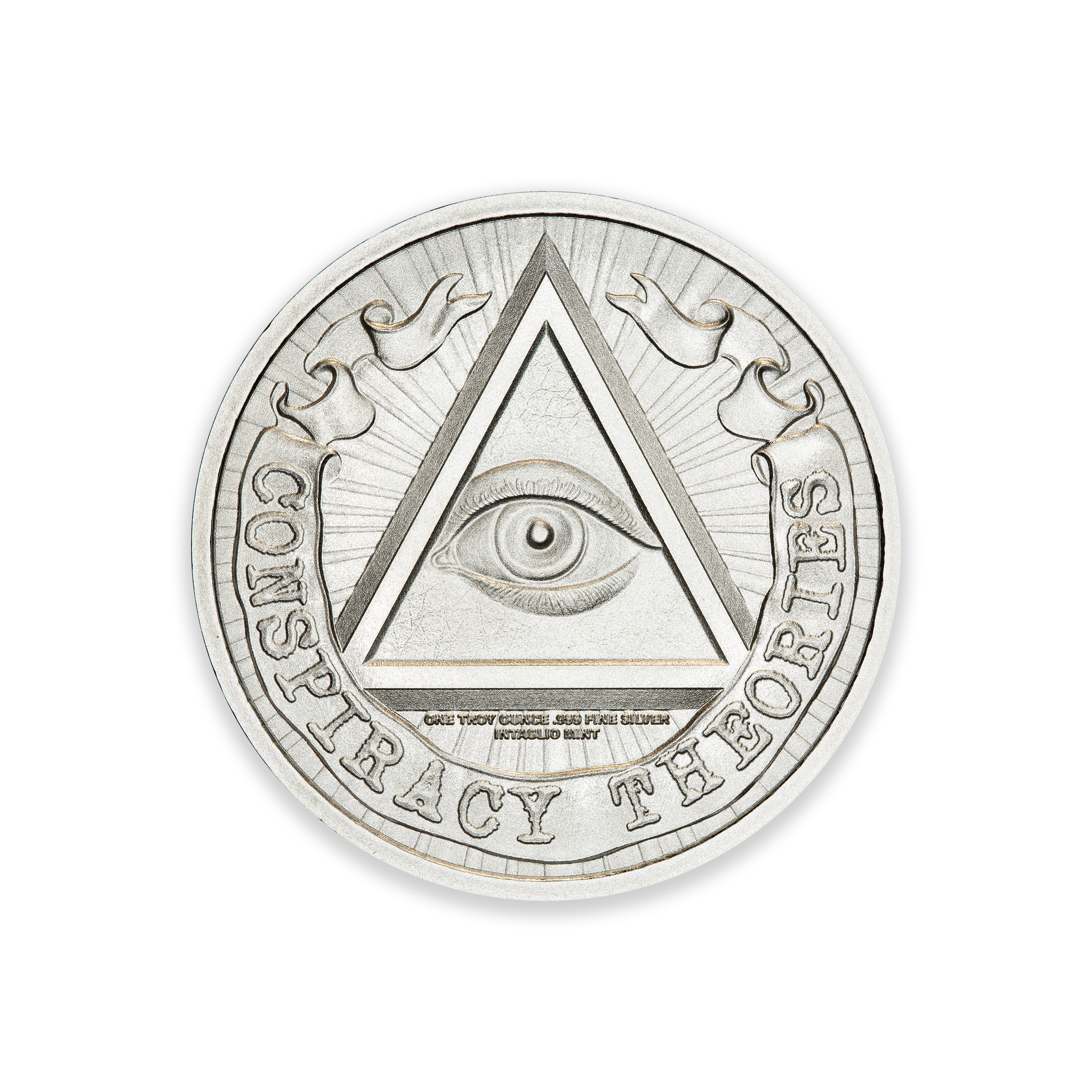 CONSPIRACY THEORIES SERIES - CHEMTRAILS – 1 TROY OUNCE – 39MM - Image 3