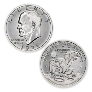 1971 EISENHOWER DOLLAR TRIBUTE - 1 TROY OUNCES - 39MM